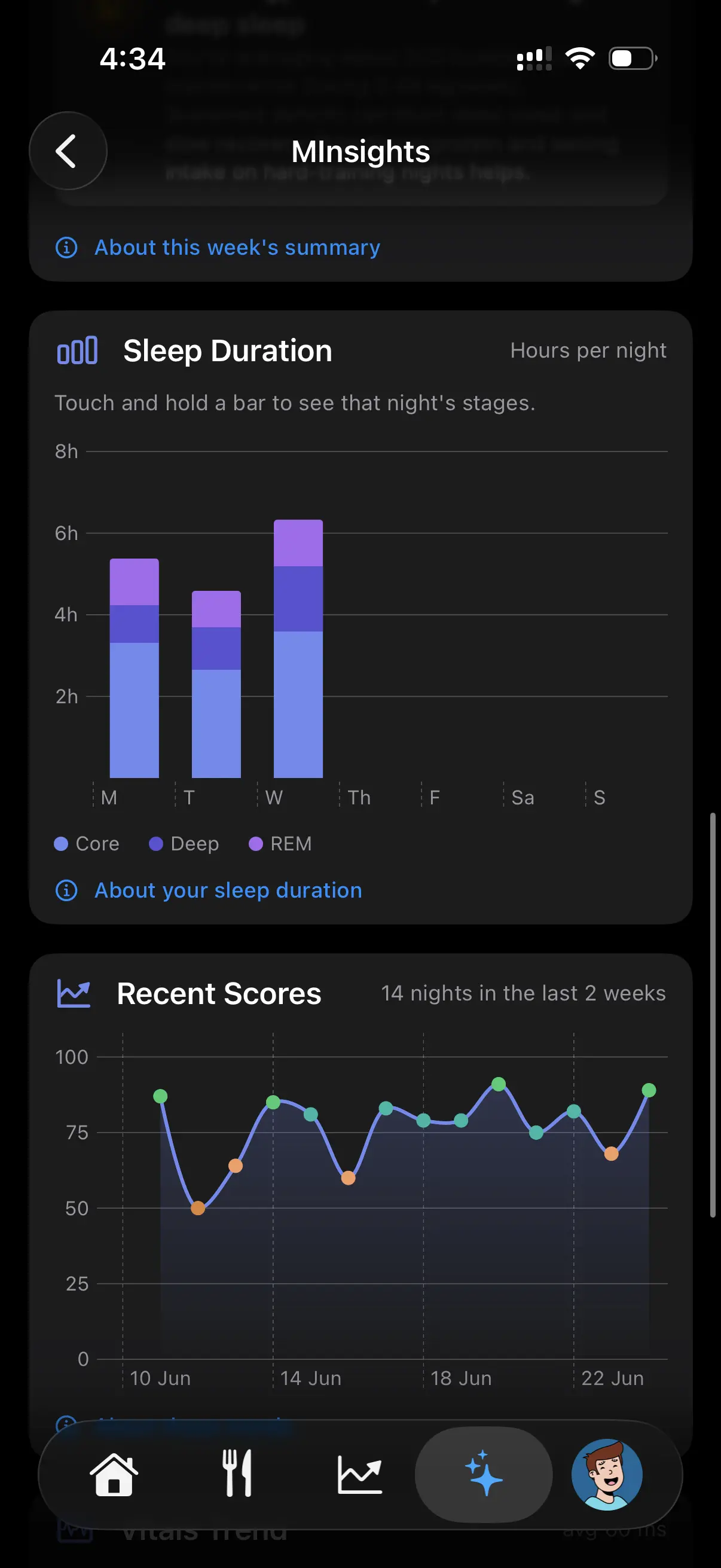 Metapace — MInsights Overnight vitals
